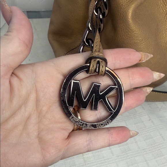 Michael Kors Astor Studded Leather Carryall Large Tote Bag - Picture 7 of 10